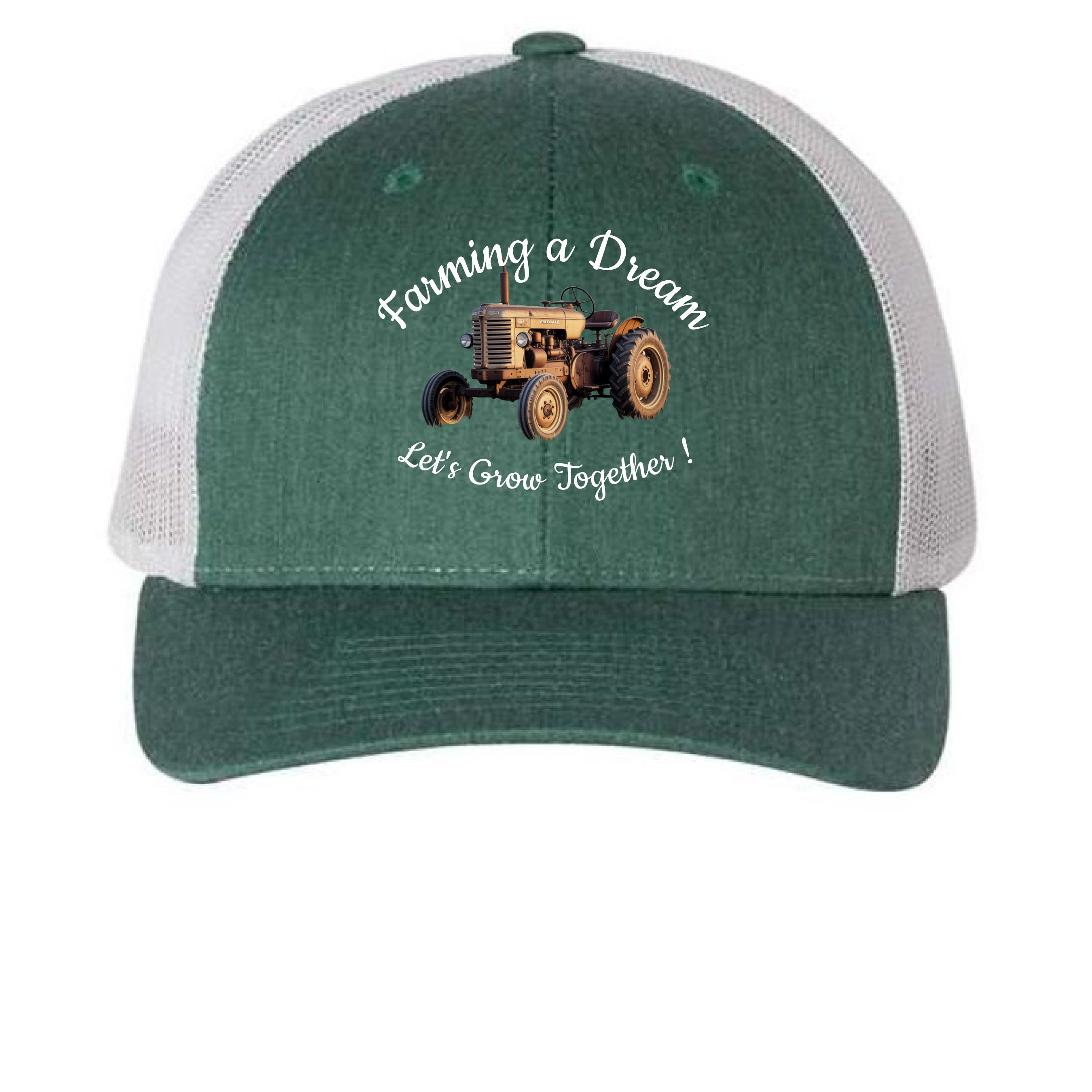 Heather Dark Green/ Silver - FRONT