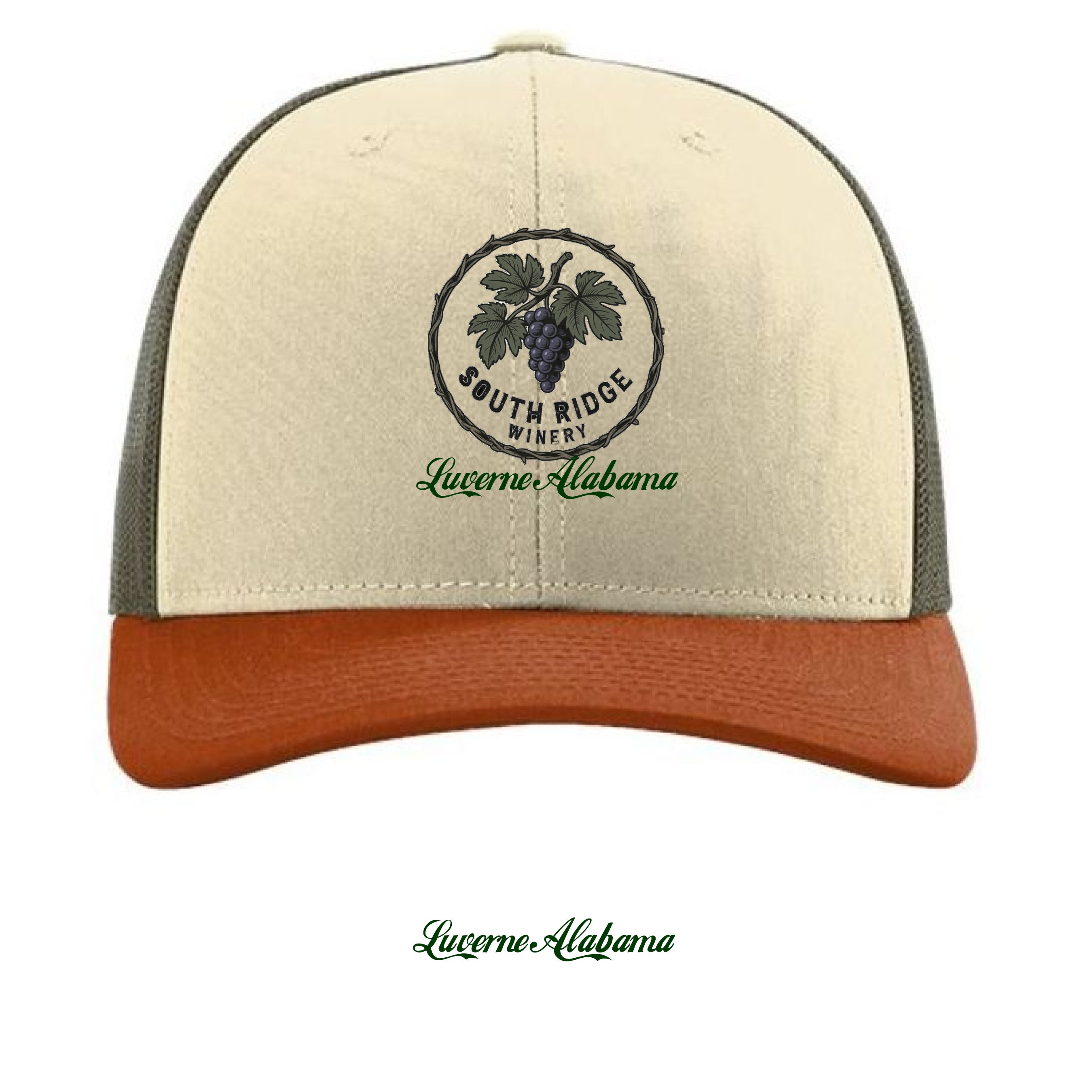 Cream/ Loden Green/ Dark Orange - FRONT